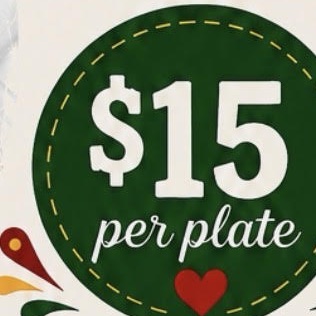 $15 per plate